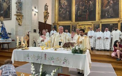 La provincia de Burgos celebra a santo Domingo en el Monasterio de las monjas dominicas de Caleruega