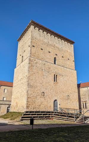 Torreón de los Guzmán fachada y lateral